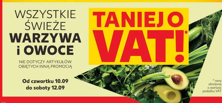 Świeże warzywa i owoce promocja w Kaufland