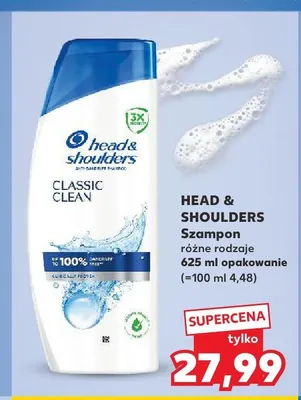 Szampon do włosów Head & Shoulders Classic Clean promocja w Kaufland