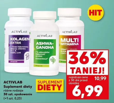 Suplement diety różne rodzaje 30 szt. opakowanie promocja w Kaufland