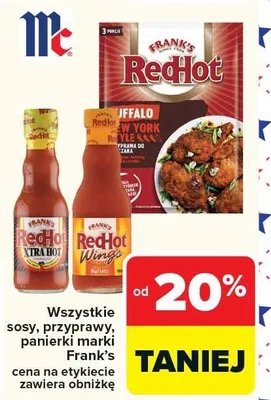 Wszystkie sosy, przyprawy, panierki marki Frank's promocja w Carrefour