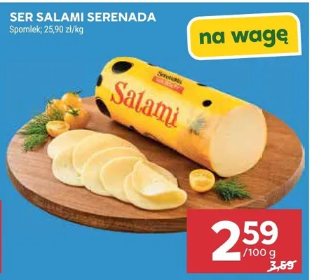 Ser salami serenada promocja w Stokrotka