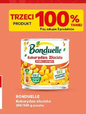Kukurydza złocista Bonduelle promocja w Kaufland
