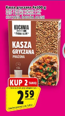 Kasza gryczana Kuchnia Babuni Aluni promocja w Prim Market