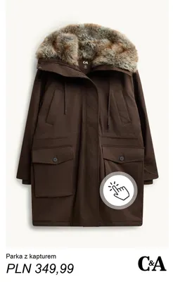 Parka z kapturem C & A promocja w C&A