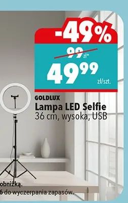 Lampa LED Selfie 36cm wysoka promocja w Biedronka