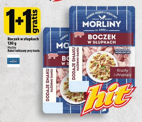 Boczek w słupkach Morliny promocja w TOPAZ