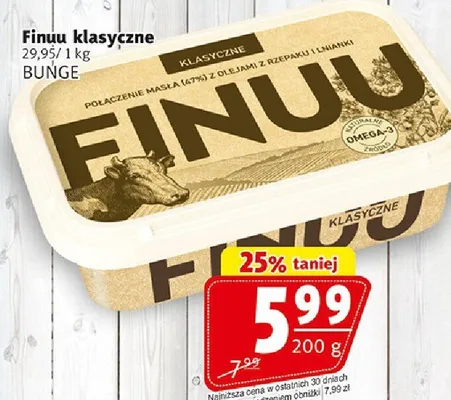 Finuu klasyczne Bunge promocja w Prim Market