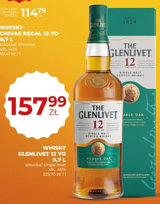 Whisky The Glenlivet 12 YO promocja w Duży Ben