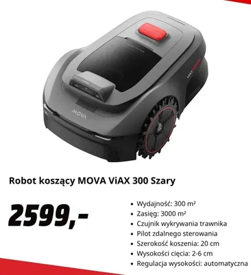 Robot koszący MOVA ViAX 300 Szary promocja w Media Markt