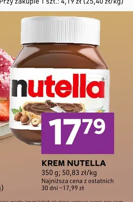 Krem Nutella promocja w Stokrotka