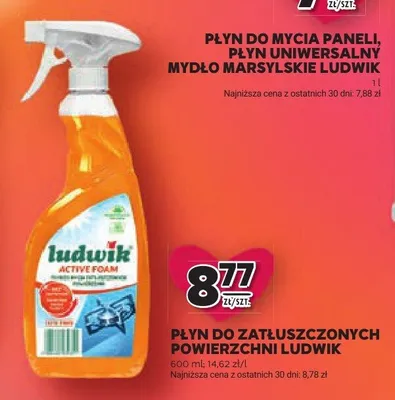 Płyn do zatłuszczonych powierzchni Ludwik promocja w Stokrotka