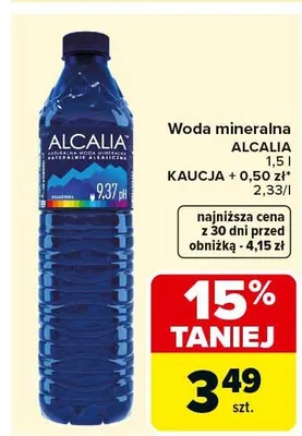 Woda mineralna promocja w Carrefour