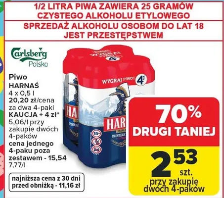 Piwo promocja w Carrefour Market