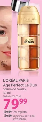 Serum do twarzy Age Perfect Le Duo promocja w Hebe
