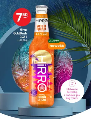 Drink Gold Rush promocja w Żabka