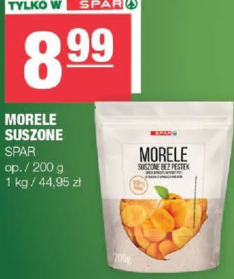 Morele suszone promocja w SPAR