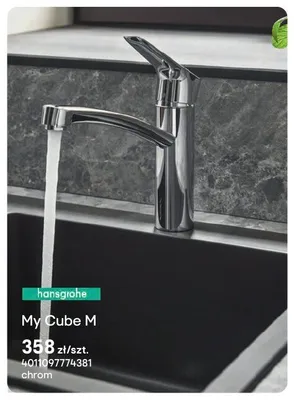 Bateria kuchenna hansgrohe My Cube M chrom promocja w Castorama