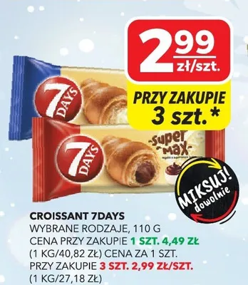 Croissant 7days promocja w Top Market