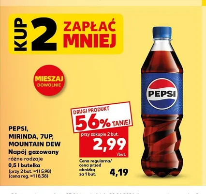 Napój gazowany Mountain Dew promocja w Kaufland