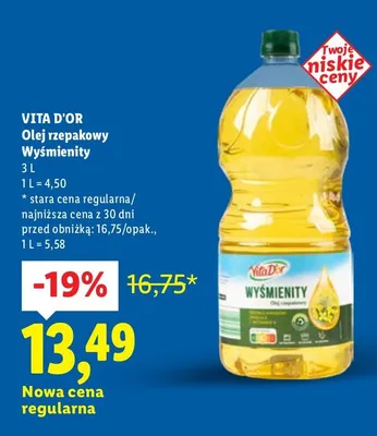 Olej promocja w Lidl