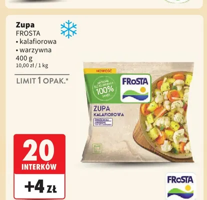 Zupa warzywna Frosta promocja w Intermarche