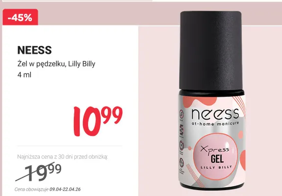 Żel w pędzelku, Lilly Billy promocja w Rossmann