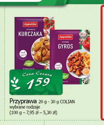 Przyprawa Appetita promocja w CEZAR Delikatesy