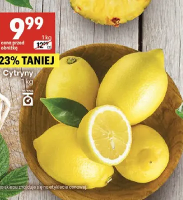 Cytryny promocja w Delikatesy Centrum