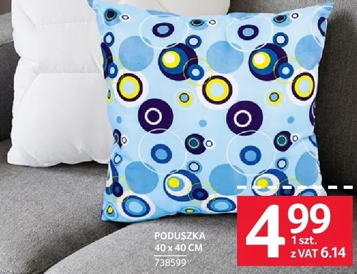 Poduszka 40 x 40 CM promocja w Selgros
