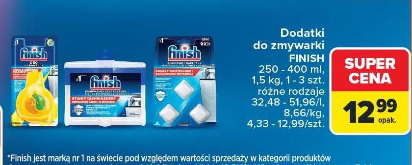 Dodatki do zmywarki różne rodzaje promocja w Carrefour Market