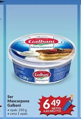 Ser Mascarpone Galbani promocja w Makro