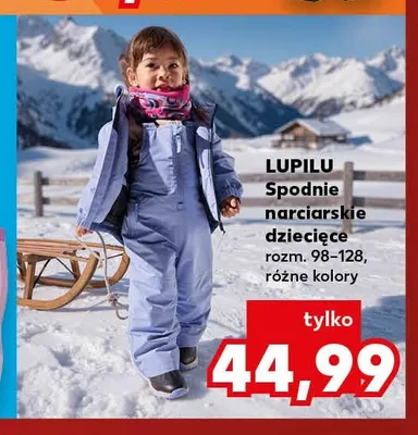 Spodnie narciarskie dziecięce Lupilu promocja w Kaufland