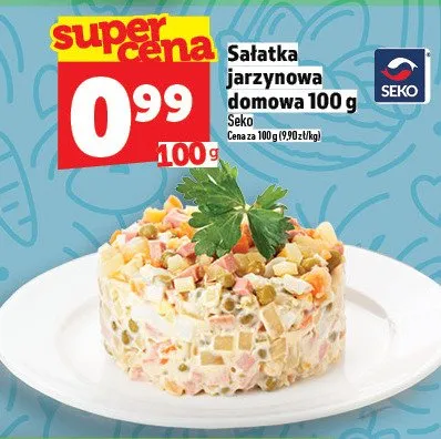 Sałatka jarzynowa domowa promocja w TOPAZ