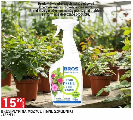 Płyn na mszyce i inne szkodniki Bros promocja w Merkury Market