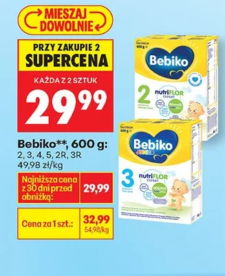 Mleko modyfikowane 2 promocja w Biedronka