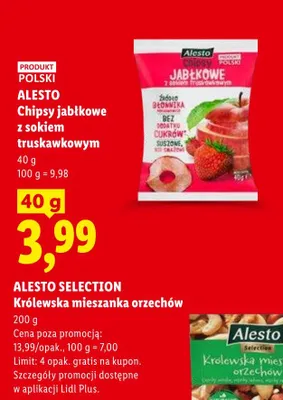 Królewska mieszanka orzechów Alesto Selection promocja w Lidl