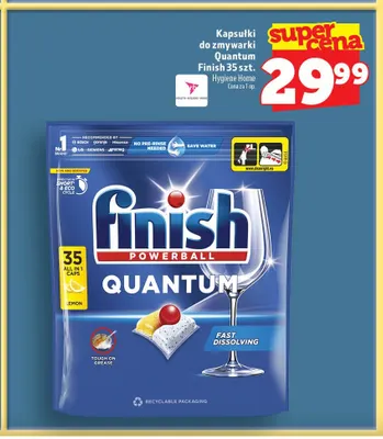 Kapsułki do zmywarki Quantum Finish promocja w TOPAZ