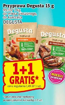 Przyprawa Degusta Natural z solą morską promocja w Prim Market