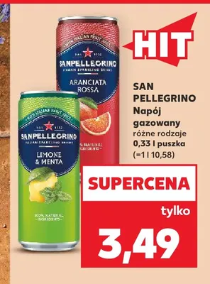 Napój gazowany San Pellegrino Aranciata Rossa promocja w Kaufland