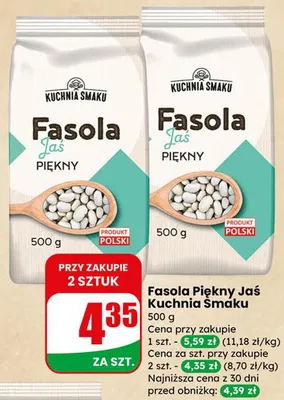 Fasola Piękny Jaś promocja w Dino