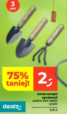 Zestaw narzędzi ogrodowych 3-pak promocja w Dealz