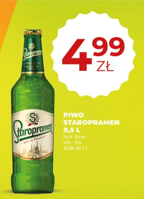 Piwo Staropramen promocja w Duży Ben