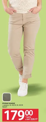 Spodnie damskie rozmiary 36-48/30, 36-48/28 promocja w Selgros