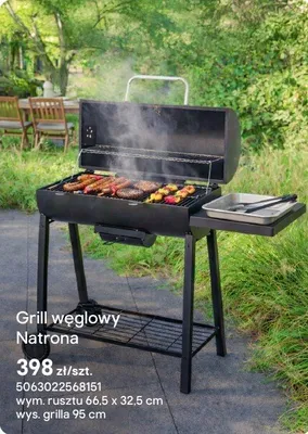 Grill węglowy Natrona promocja w Castorama