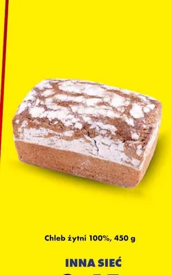 Chleb żytni 100% promocja w Biedronka