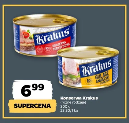 Konserwa Krakus turystyczna promocja w Netto
