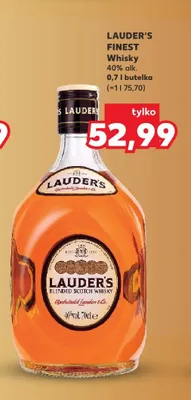Whisky Lauder's Finest promocja w Kaufland