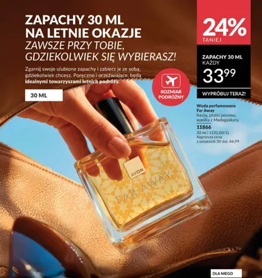 Woda perfumowana Avon Far Away promocja w AVON