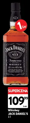 Whiskey Jack Daniel's Old No. 7 promocja w Intermarche