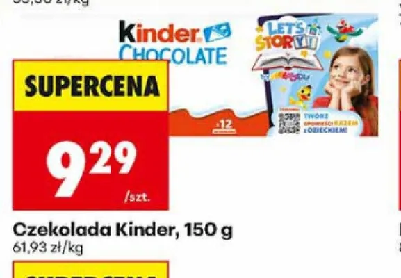 Czekolada Kinder promocja w Biedronka